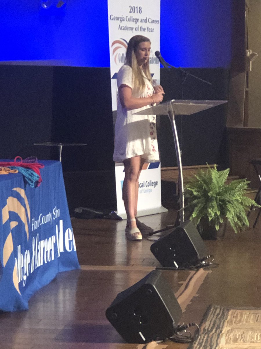 Very proud of Caroline Ray from <a href="/ArmucheeHigh/">Armuchee High School</a> for telling her story at the <a href="/FloydCCA/">Floyd County CCA</a> Awards Night!