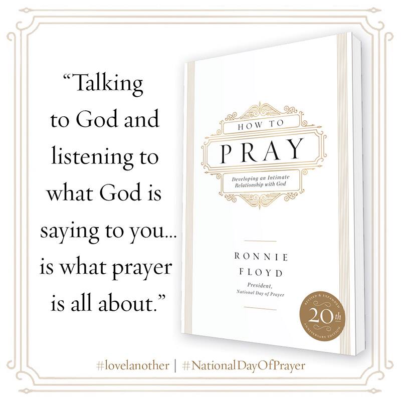 Today is National Day of Prayer. What are you praying for?

<a href="/ronniefloyd/">Ronnie Floyd</a>, president of National Day of Prayer, invites us to join him in better understanding effect prayer in his book HOW TO PRAY. #NationalDayofPrayer

Learn more: ronniefloyd.com/books/