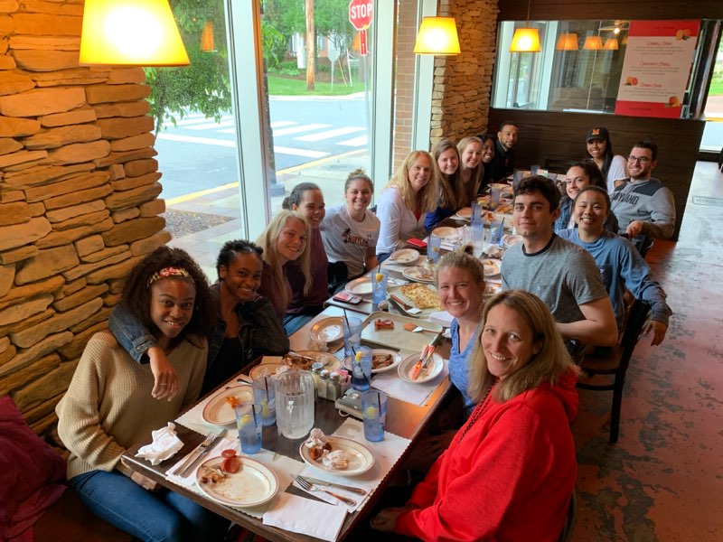 umdwbb_managers's tweet photo. Let's settle the debate: do you prefer the middle of pizza, outside, or corner?
Thanks to our wonderful staff for a great dinner filled with lots of laughs. #MarylandFamily https://t.co/bKadf9exGb
