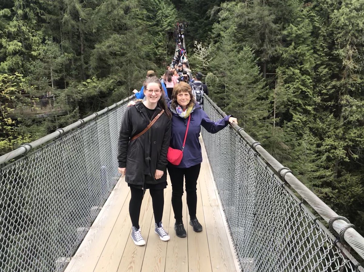 ChloeThomas_Dr's tweet photo. Spent some time at the suspension bridge and tree top walks today #Vancouver #ARVO19 https://t.co/SAe4AwFPqa