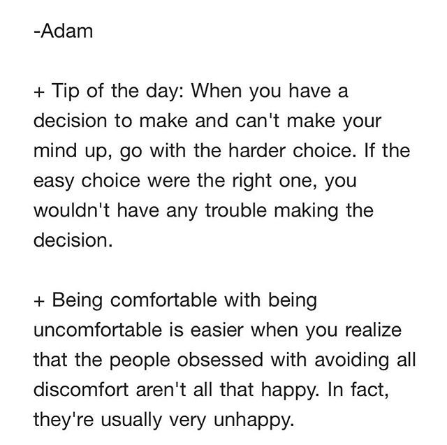 BeardyBrandon's tweet photo. Love this advice from Adam from  @MyBodyTutor . The email was about weight-loss but this advice applies to EVERYTHING. 
By the way - I’m down around 40 pounds in the last year from My Body Tutor. I highly recommend it. (No, they don’t pay me to say that!… https://t.co/PoL9pJtAH3 https://t.co/y8gU6xw3oo