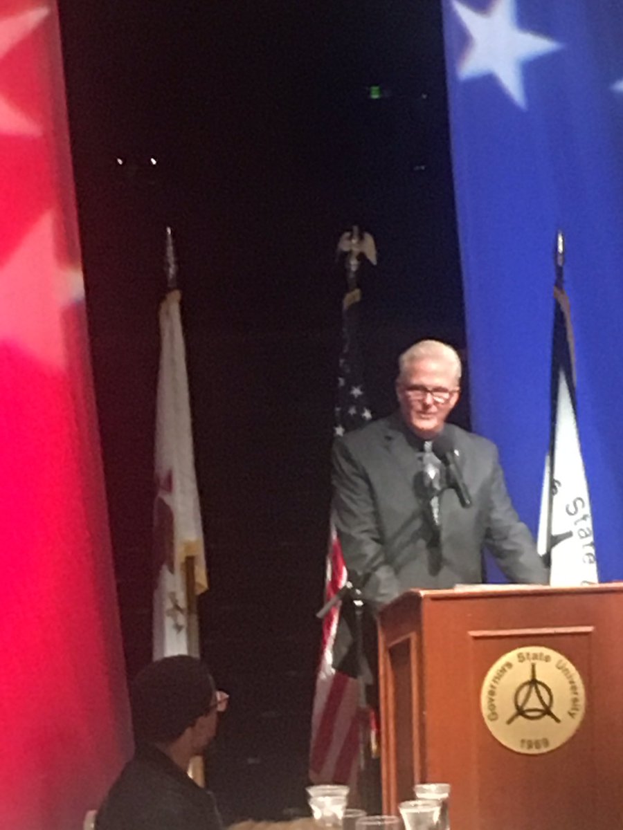 AurelioOnCampus's tweet photo. Happening Now: Celebrating @Governors_State @GSUVRC #StudentVeterans and Military-Connected students graduating and being inducted for their service and the excellence! #GovStateGrad #GovStateGrad2019 https://t.co/i8Krhud00G
