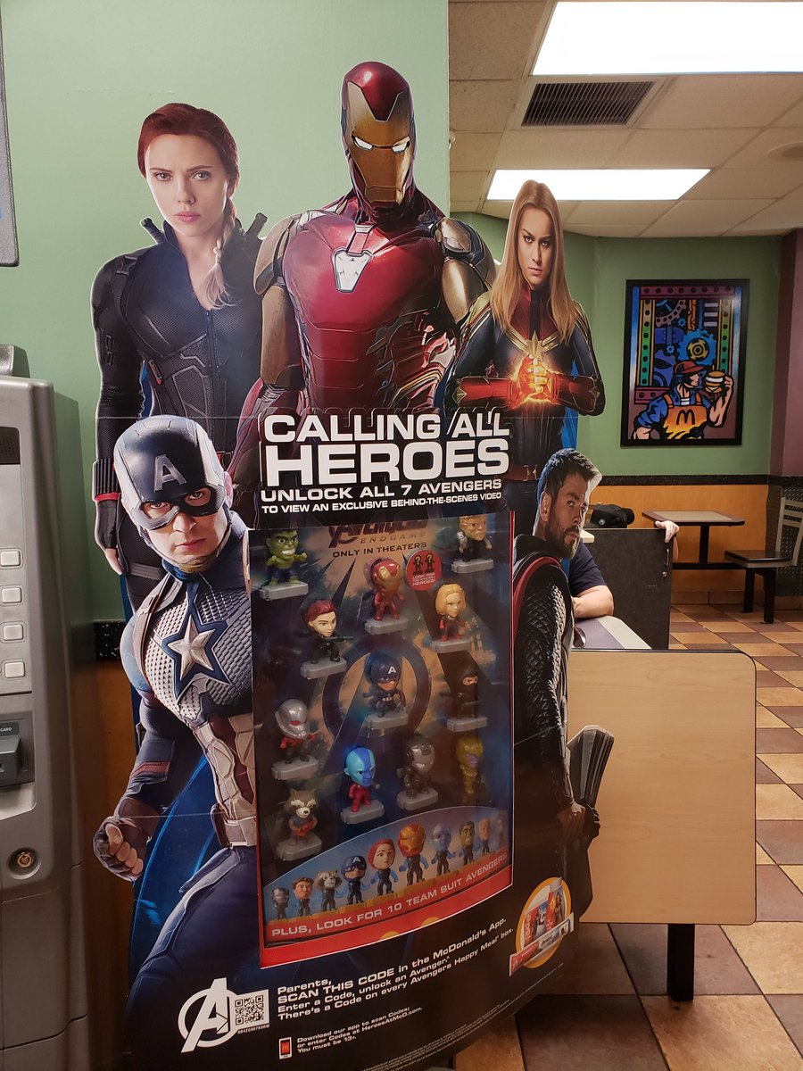 Mintmintdoodles's tweet photo. #AvengersEndgame Happy Meal!!! https://t.co/VHmyVJl50M