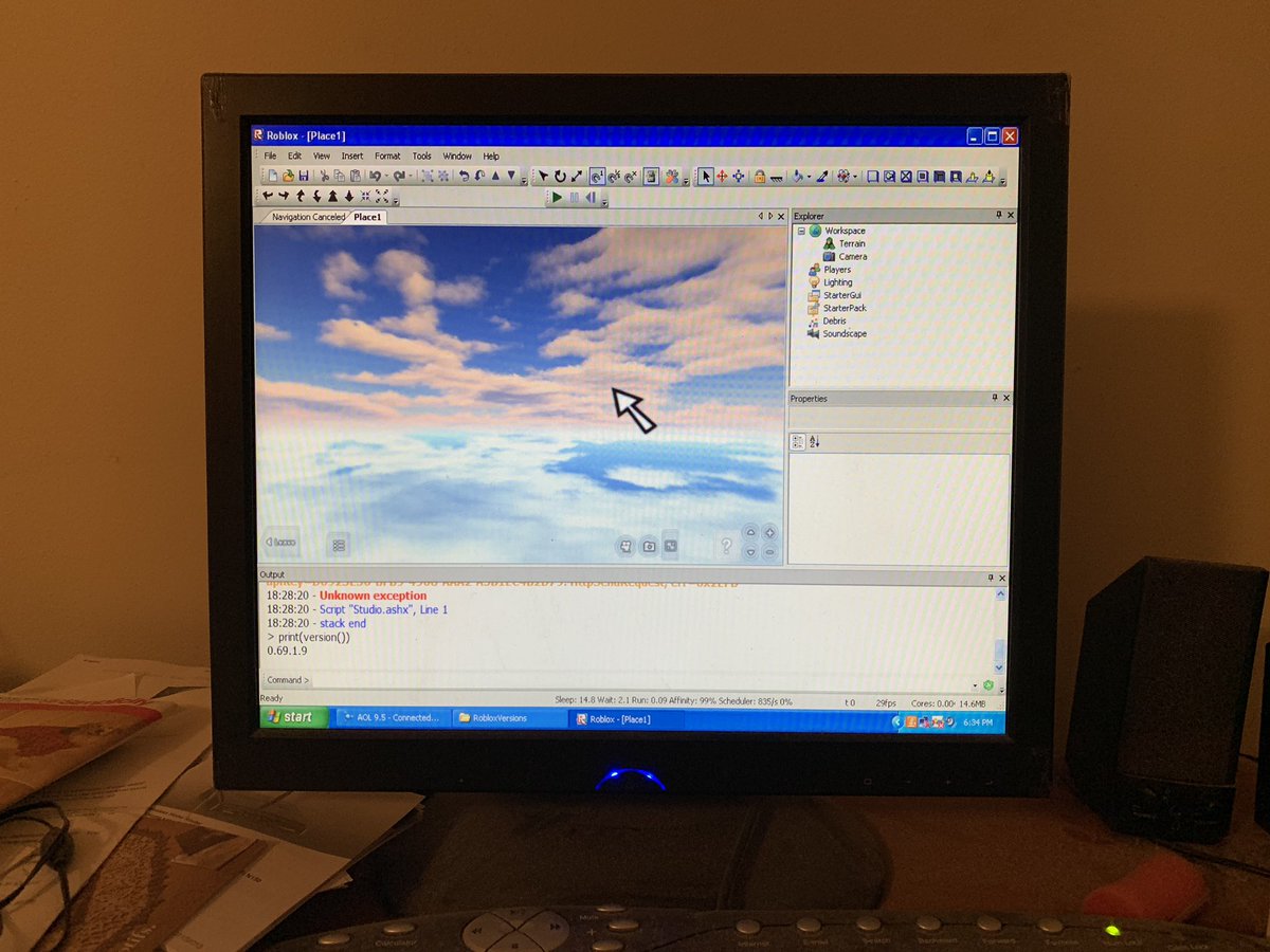 Max ツ On Twitter At My Grandmas House And I Was - roblox studio for windows