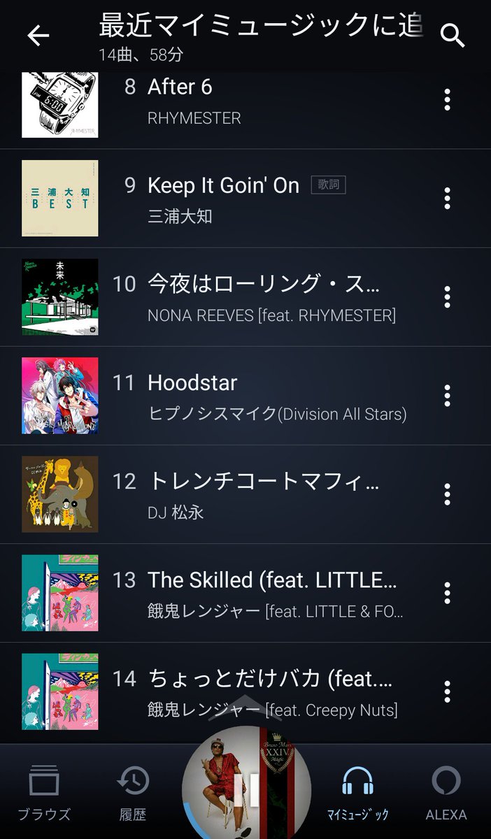 ヒプマイ「アマミュ(アマゾンミュージック)便利だ ヒプマイ神曲も聞けるので… 」ももいろのイラスト