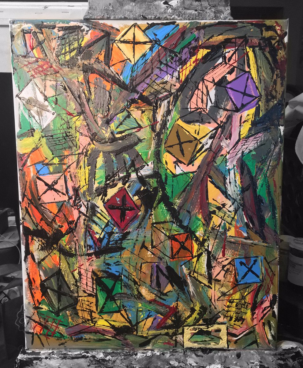 ‘It has a title.’
#cubist #abstract #rj  #Pollock #abstractexpressionist #dekoonings #abstractionisum #albert #einstein #quantum #mechanics #quantumentanglement #fineart #roundisum #abstractcubism #AreWeNotArt #undergoing #overcoming  #whereIsMysignificance #quantumSpaceTime
