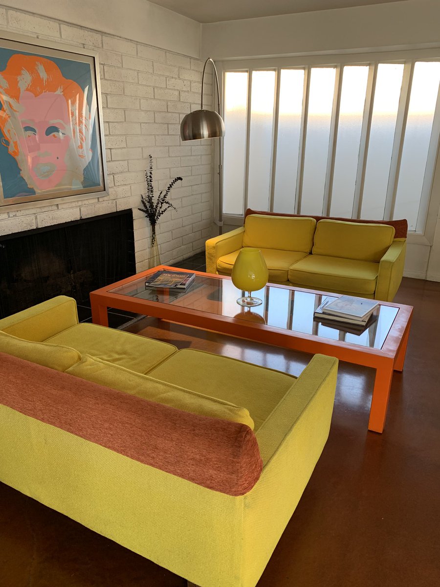 The fun furnishings at the Palm Springs Rendezvous B&amp;B and the authentic hospitality by hosts make for an enjoyable visit for your next desert stay! <a href="/PalmSpringsBnB/">Palm Springs Rendezvous</a> #visitpalmsprings #palmspringsPHS #lodging #desert #boutiquehotels #PSPSH #stayauthentic #tourism #ifwtwa