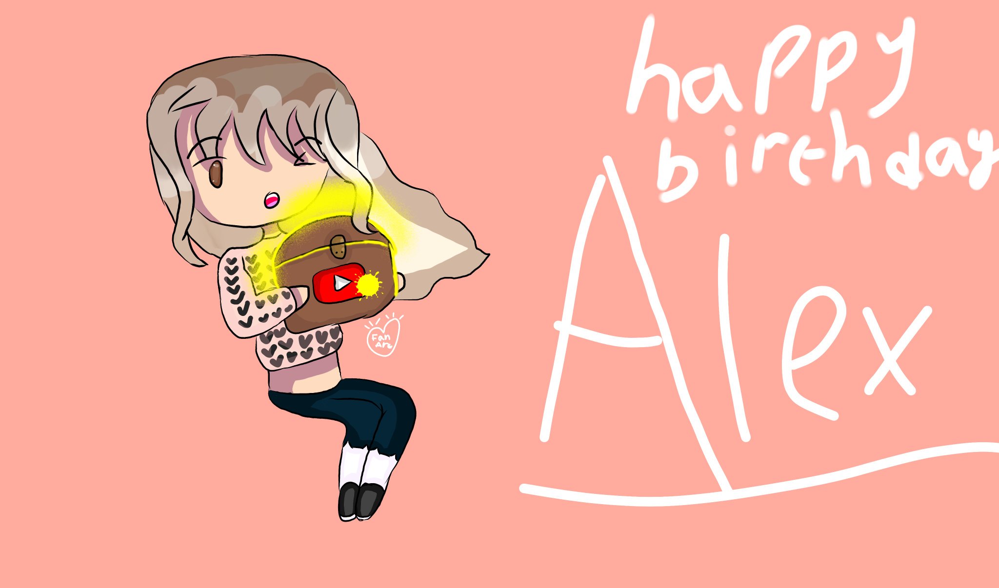 Happy late birthday alex! Love you I wish you the best 