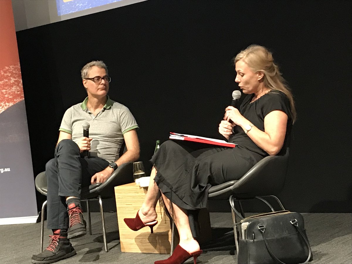 JulsMilesBrown's tweet photo. Michael Sala's comments #fftt19 'If you have the right angle of the story, the events fall over them (the characters.)' 'Not all feedback is created equal.' @SydWritersFest #writers https://t.co/uO4hu1grJL