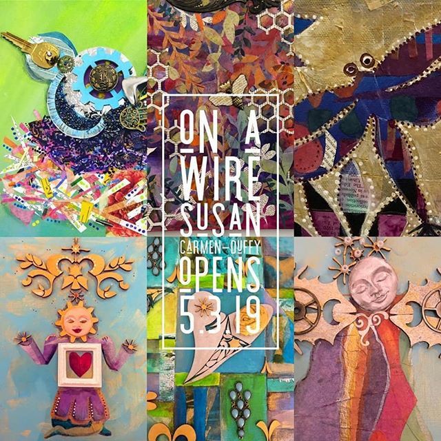thehungerford's tweet image. This is going to be such a fun show!
...
From @susan_carmen_duffy_art ・・・ New exhibit opening tomorrow with @maiahorvath! We married whimsy and assemblage! “On a Wire” is the May Experience for @createart4good ! #createart4good #thehungerford #firstf… bit.ly/2JcoPqE