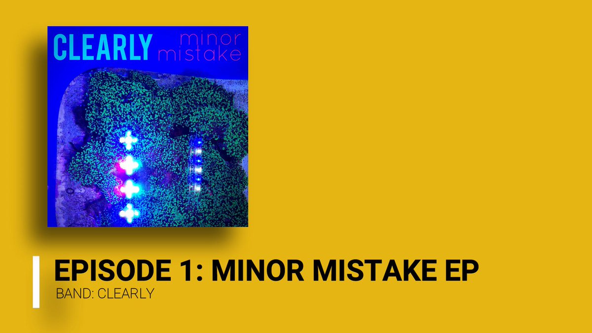 BayAreaMotif's tweet photo. 🔔🎵ALBUM SHOWCASE 001 🎵 🔔 
Clearly - Minor Mistake EP
Ding! Time for this week's local rock showcase, featuring San Jose band, Clearly.
#music #indierock #sanjose #bayarea #albumreview #youtube #clearly #originalmusic https://t.co/zs4bWOG4G0