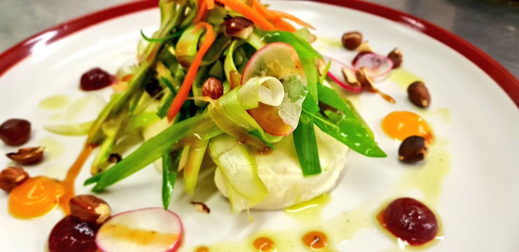 @chefnoelk (@chefnoelk1) on Twitter photo @onceuponachees mozzarella, shaved <a href="/DrummondHGarlic/">DrummondHouse Garlic</a> asparagus, sugar snap peas,<a href="/mooncoinbeetro1/">Mooncoin Beetroot</a> beet gel,wild hazelnuts, foraged wild garlic @onceuponachees mozzarella, shaved <a href="/DrummondHGarlic/">DrummondHouse Garlic</a> asparagus, sugar snap peas,<a href="/mooncoinbeetro1/">Mooncoin Beetroot</a> beet gel,wild hazelnuts, foraged wild garlic
