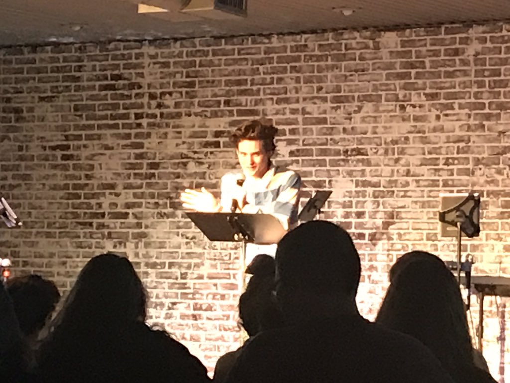 williamsjsandra's tweet photo. As a parent you want your children to serve the Lord. Here is a picture of one of my boys leading worship in youth and the other one preaching the gospel. #proudmomma #seniornight #lovethelordwithallyourheart @michael8973 @OkayAaron_  @pastorbrad13 https://t.co/UZlPZfCp9G