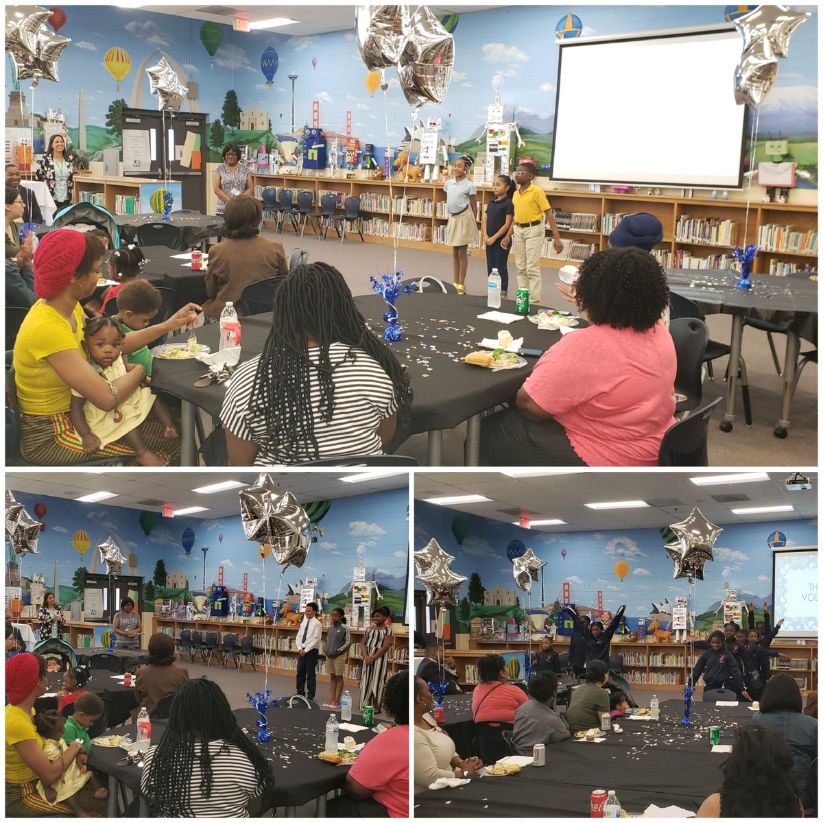 BryantBengals's tweet photo. Volunteers do not necessarily have the time, but they definitely have the ❤! Thank so much #teamBryantES #volunteers &amp; community partners! Honoring you for all of your support was the least we could do! #grateful @teamBryantES @SoCobbCouncil @CobbSchools https://t.co/eg69lyHvh0