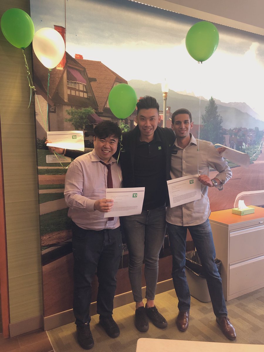 Congratulations to our Q2 Champion Nominees Jason, Curtis and Karim!! <a href="/AmynJessa_TD/">Amyn Jessa</a> <a href="/AndyCribb_TD/">Andy Cribb</a> Also wearing jeans today in support of BCCHF! #JeansDay #JeanUp for the kids! <a href="/SabbyTong/">Sabrina Tong</a>
