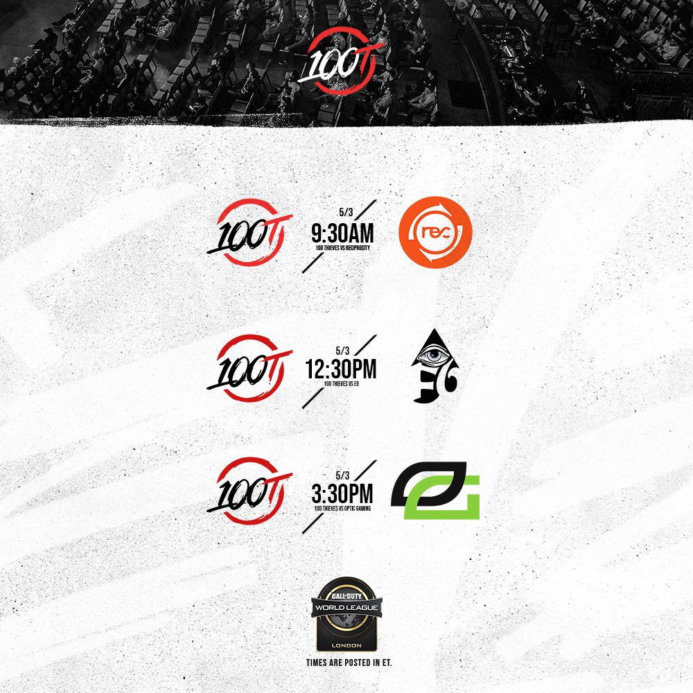 100 Thieves on Twitter: 