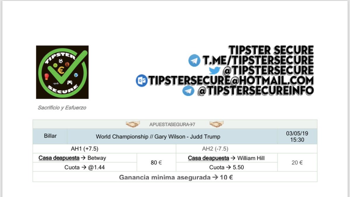 TipsterSecure's tweet image. ⚠️Siguenos en nuestro canal de telegram para saber mas picks! 🤑