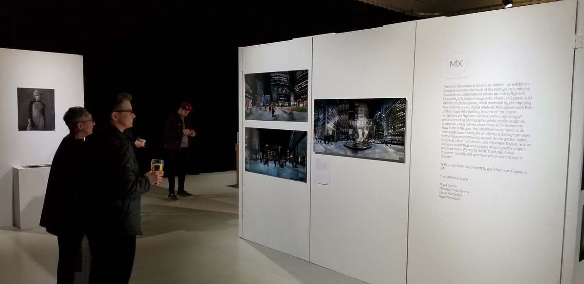 CharlesFalzon1's tweet photo. Impactful art and innovative installations at this year's #MaxEx @RyersonIMA Congratulations to our Photo Students graduating this year! #talent #creativeera https://t.co/zL2y4Yy1RL