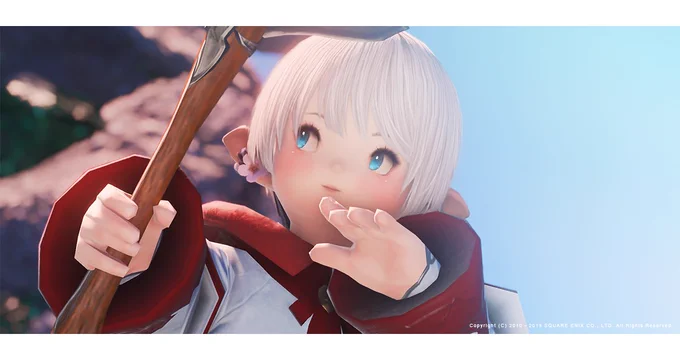 最近レベ上げしてる白が50lvになり、やっとこのAF装備着れるようになった(っ;ω;c)めっっちゃ可愛すぎてめちゃくちゃ撮った....かわいい............ #おはララ #GPOSERS #ffxivsnaps 