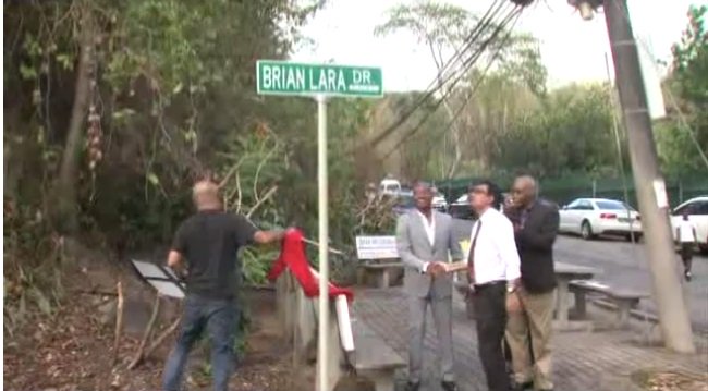 Happy Birthday Brian Lara!
Batting legend gets street named after him

WATCH:  