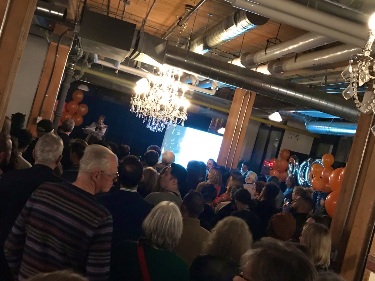 Realtalkies's tweet photo. .@DOC_Ontario Makes some important announcements supporting Canadian filmmakers telling important stories. Loving it 

#hotdocs2019 https://t.co/hZeySI9wIE
