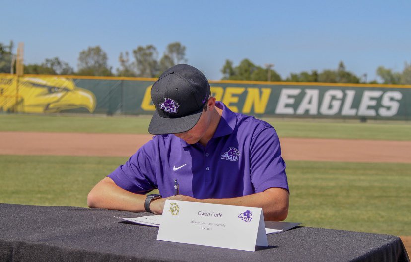 owencuffe5's tweet photo. I am thrilled to announce that I have signed to play baseball and further my academics at Abilene Christian University. Thank you to everyone that has supported me throughout this process. Go Wildcats! https://t.co/m8FZTtzgj8