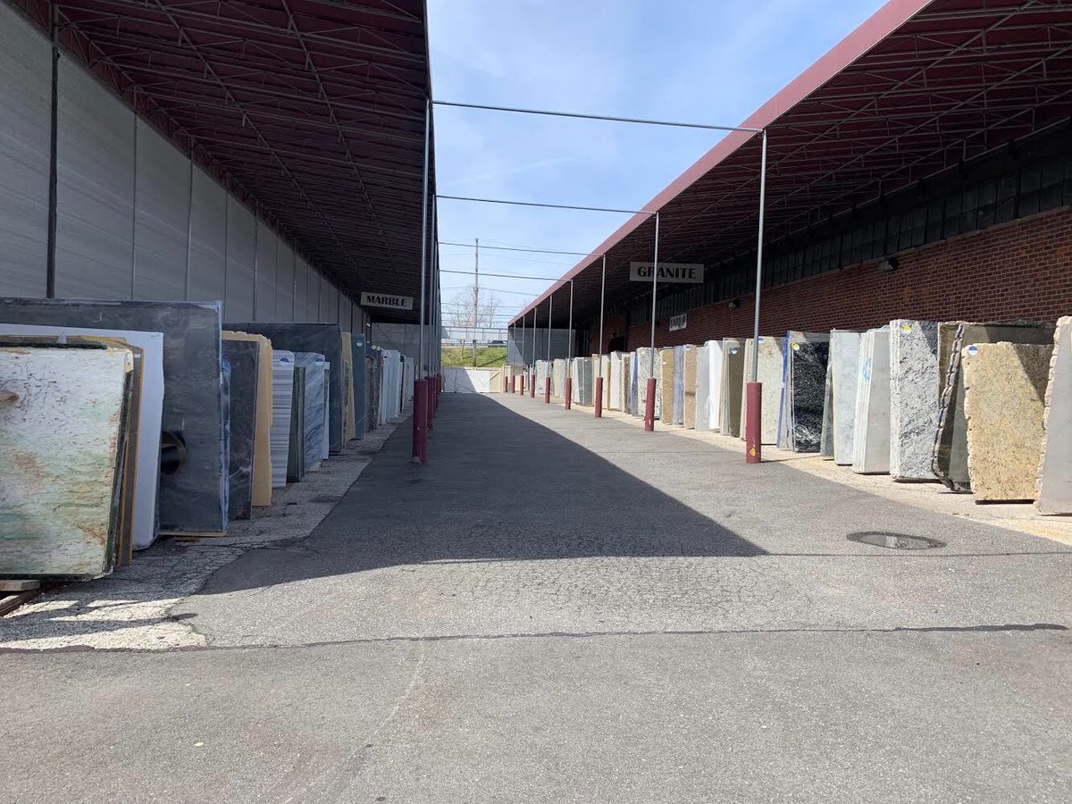 Nash_Granite's tweet photo. When you visit our yard be sure to bring your walking shoes. 
.
.
.
#nashinventory #marblenyc #stoneyard #interiordesign #interiordesigner #homedecor #nycconstruction #nycstone #wholesale #wholesalestone #ny #importer #naturalstone #homeowner #design #interior https://t.co/GxEFbdbiDS