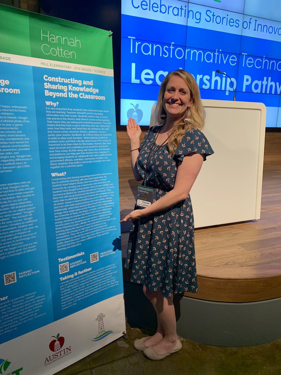 HannahCotten1's tweet photo. It was fun celebrating our impact and growth as educators as well as life-long learners at the #LPTech event at #GoogleFiber tonight! Dr. Cruz and our fearless Hill leader @JackDrummond21 even paid a visit to hear our stories! #AISDproud #AISDinnovates #hilldillos @AISDSupt https://t.co/Dd2Ln5bGmh