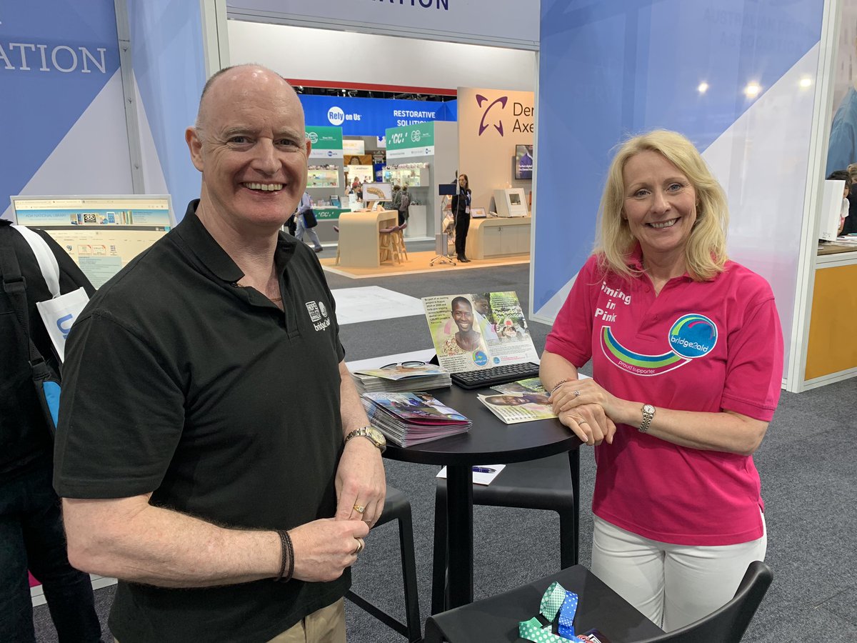 AUS_Dental's tweet photo. Pop into the ADA stand at the entrance to the exhibition and have a chat with Graham and Janine Stokes from bridge2aid who help give ongoing access to emergency dental care to 120,000 people in Tanzania. It’s a conversation that may just change your life #ADACongress https://t.co/zJbFDsrpiL