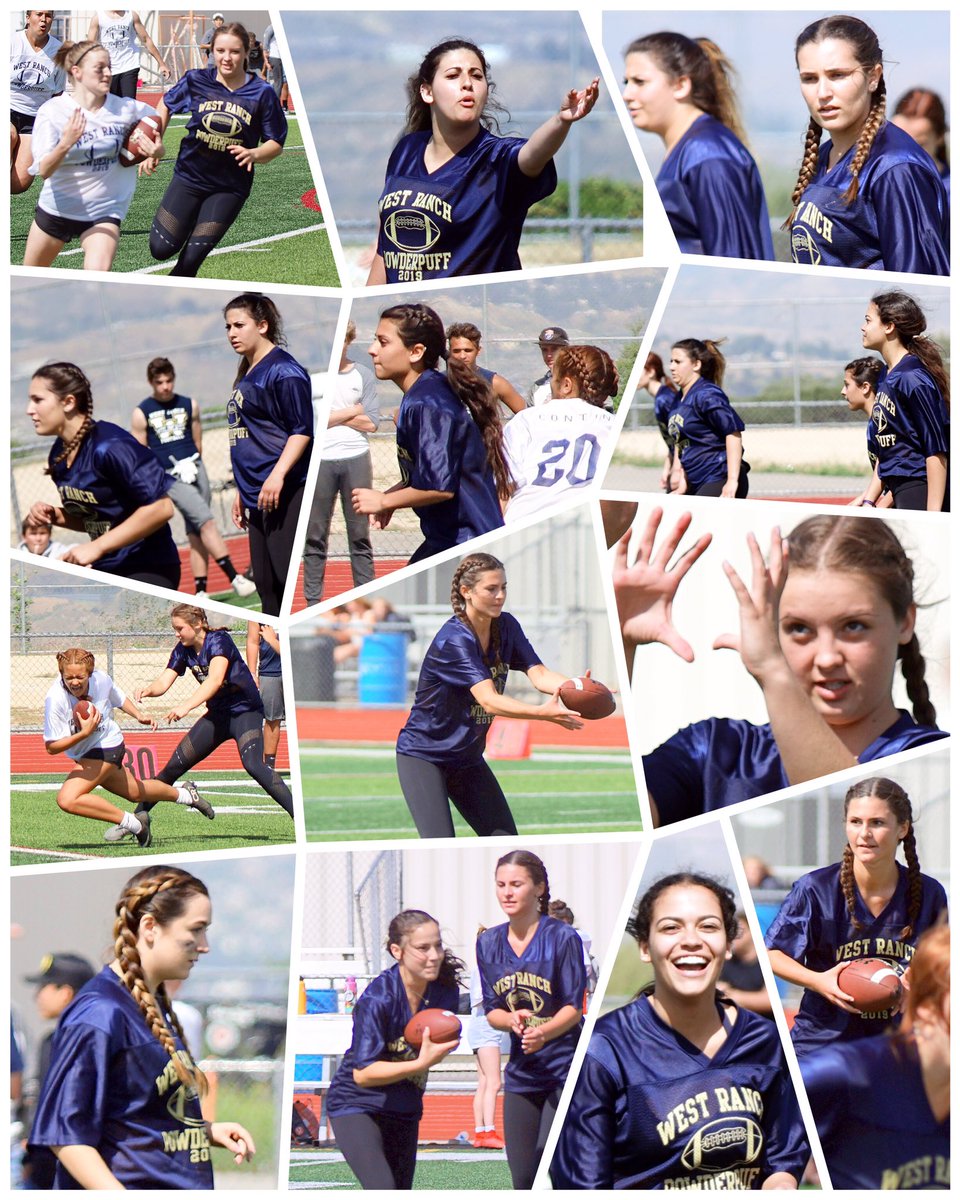 After years on the other side of the hash marks, these Senior Cheer Cats decided to game up at the annual WR Powder Puff Showdown!
