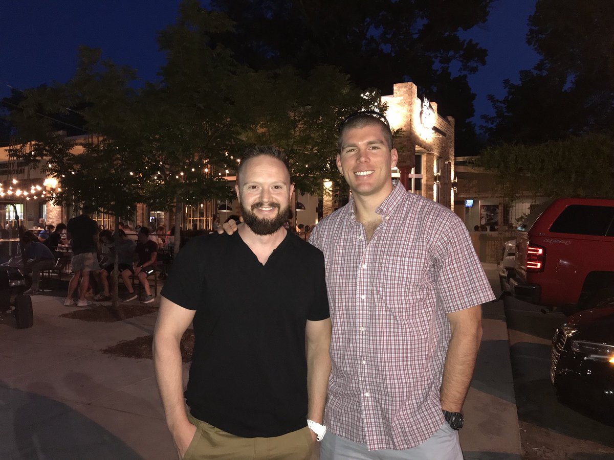 MJM_PhD's tweet photo. What an honor it was today to be able to make the trip back to MSU to hood @hswaldman  on graduation stage as he has finished his PhD! I am beyond proud to have been his mentor and lucky to have had the chance to work with him- a great man and even better friend! Congrats!!! 🎓 https://t.co/ljdplTxjww