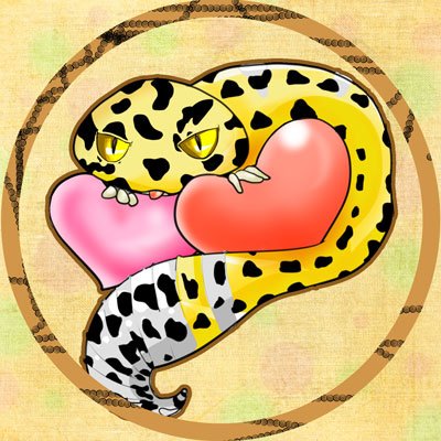 Animalciel アイコン作りました 良かったら使ってやってください レオパ ヒョウモントカゲモドキ フリー素材 フリーアイコン