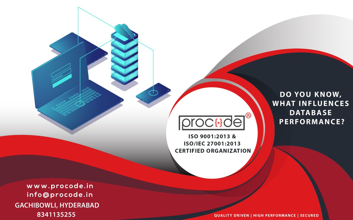 ProcodeSoftech's tweet image. Let's examine the following five factors:
Workload,Throughput,Resources,Optimization,Contention.
Website: procode.in
Facebook: business.facebook.com/procodesoftech…
Contact: +91 8341135255, 040-48514445
#Procode #Database #Performancetesting #Innovation #Security #Cloudcomputing
