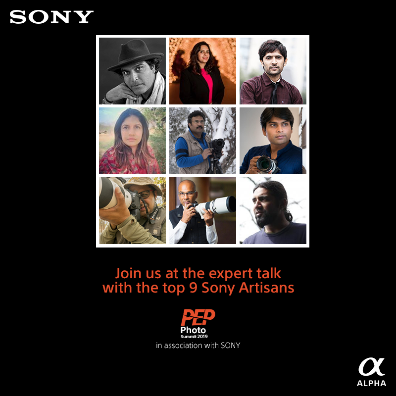 sony_india's tweet photo. The laudable success of the #PEPPhotoSummit2018 brings us to yet another year filled with learnings.
#GetPepped with top nine #SonyArtisans at Asiaโs largest #photographylearning conference thatโs action-packed with classes by #Sony & live shoots in 10 studios. https://t.co/NGsaiZaK7R
