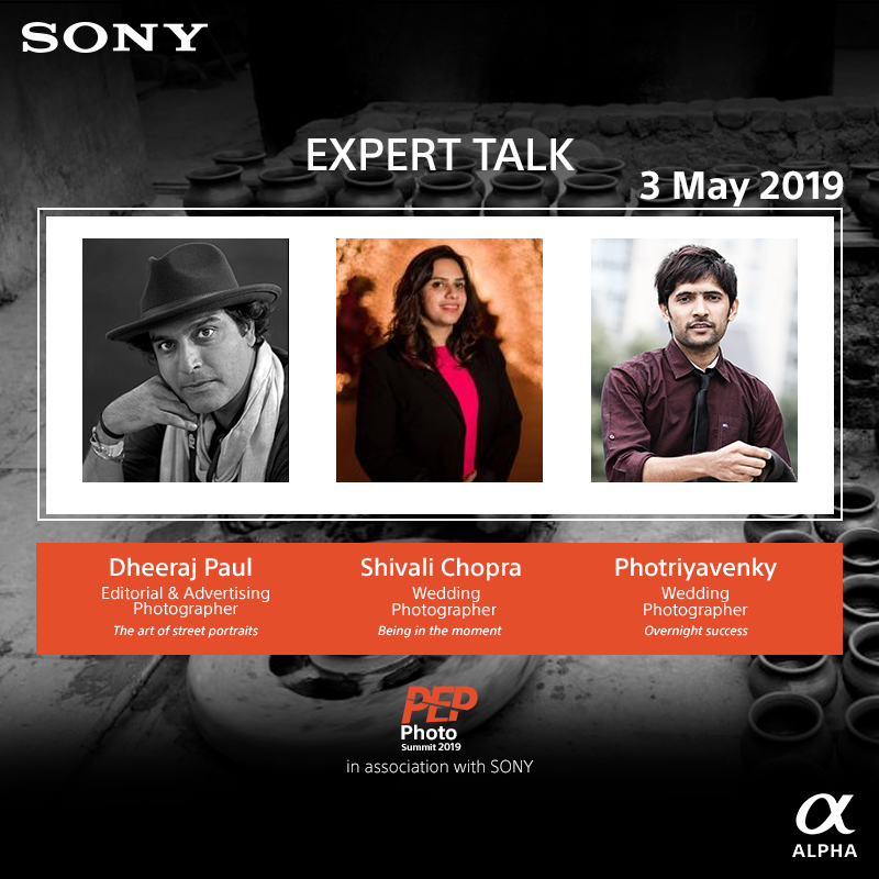 sony_india's tweet photo. The laudable success of the #PEPPhotoSummit2018 brings us to yet another year filled with learnings.
#GetPepped with top nine #SonyArtisans at Asiaโs largest #photographylearning conference thatโs action-packed with classes by #Sony & live shoots in 10 studios. https://t.co/NGsaiZaK7R