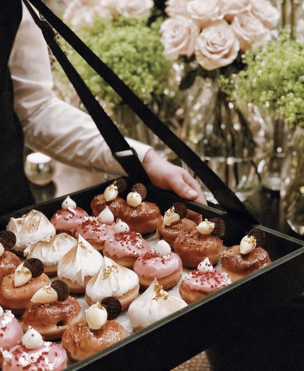 Our flowers served as the perfect backdrop to this shot of some amazing cakes and treats at <a href="/hotelcaferoyal/">Hotel Café Royal</a>’s #Bridelux event. Photo by the brilliant therollinsonlondon.com 📷