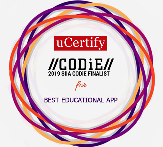 uCertify's tweet photo. Thrilled to be announced as @SIIA @CODiEAwards 2019 finalist for Best Educational App!
#CODiE2019 #Finalist @SIIAEducation #MobileApp #EducationalApp https://t.co/ne7R37dxox