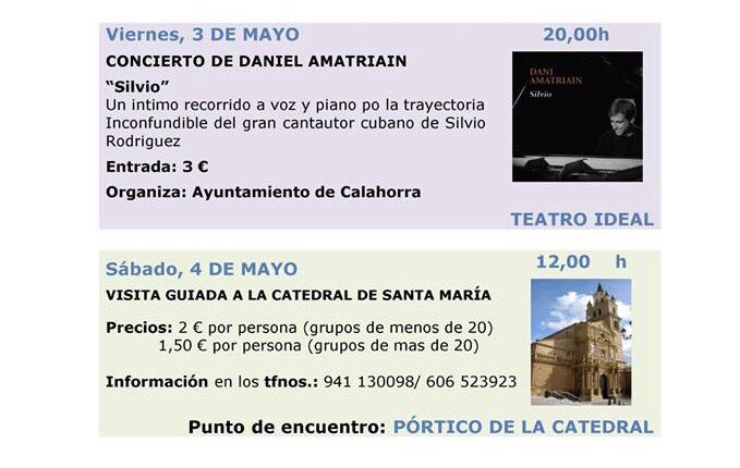 Agenda para este fin de semana |