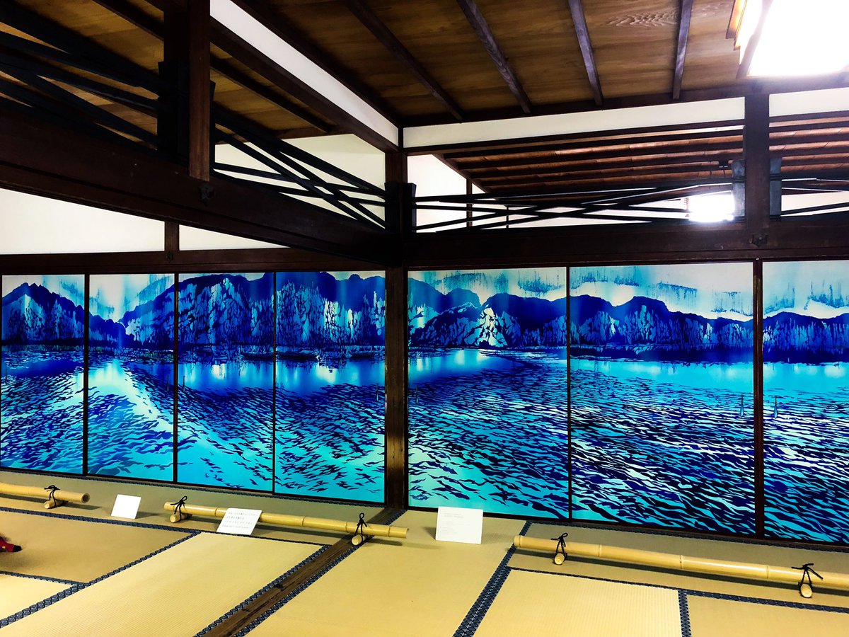 Yusaku Hanaue 建仁寺の襖絵 舟出
