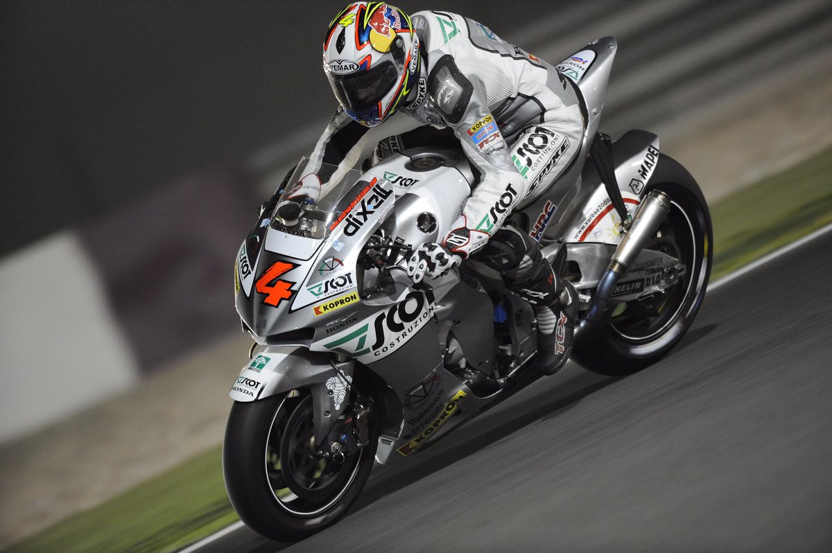 motorsportradio's tweet photo. FAST FACTS: Andrea Dovizioso - Race 200. 

2nd most successful Ducati rider in terms of wins (12) behind Casey Stoner (23) 

3rd Italian to reach 200 races.

First rider to reach 200 consecutive race starts - next best Rossi (170) 

📸 - Qatar 2008 (Gold &amp; Goose)  #SpanishGP https://t.co/03f4OyI4WA