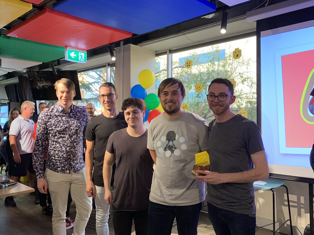 SEEK_Geek's tweet photo. The ‘Shift It’ award goes to... Swish, Rescue Hound & Go1 + SEEK 🏆🏆🏆 #hack12 https://t.co/kIVbjhB1xF