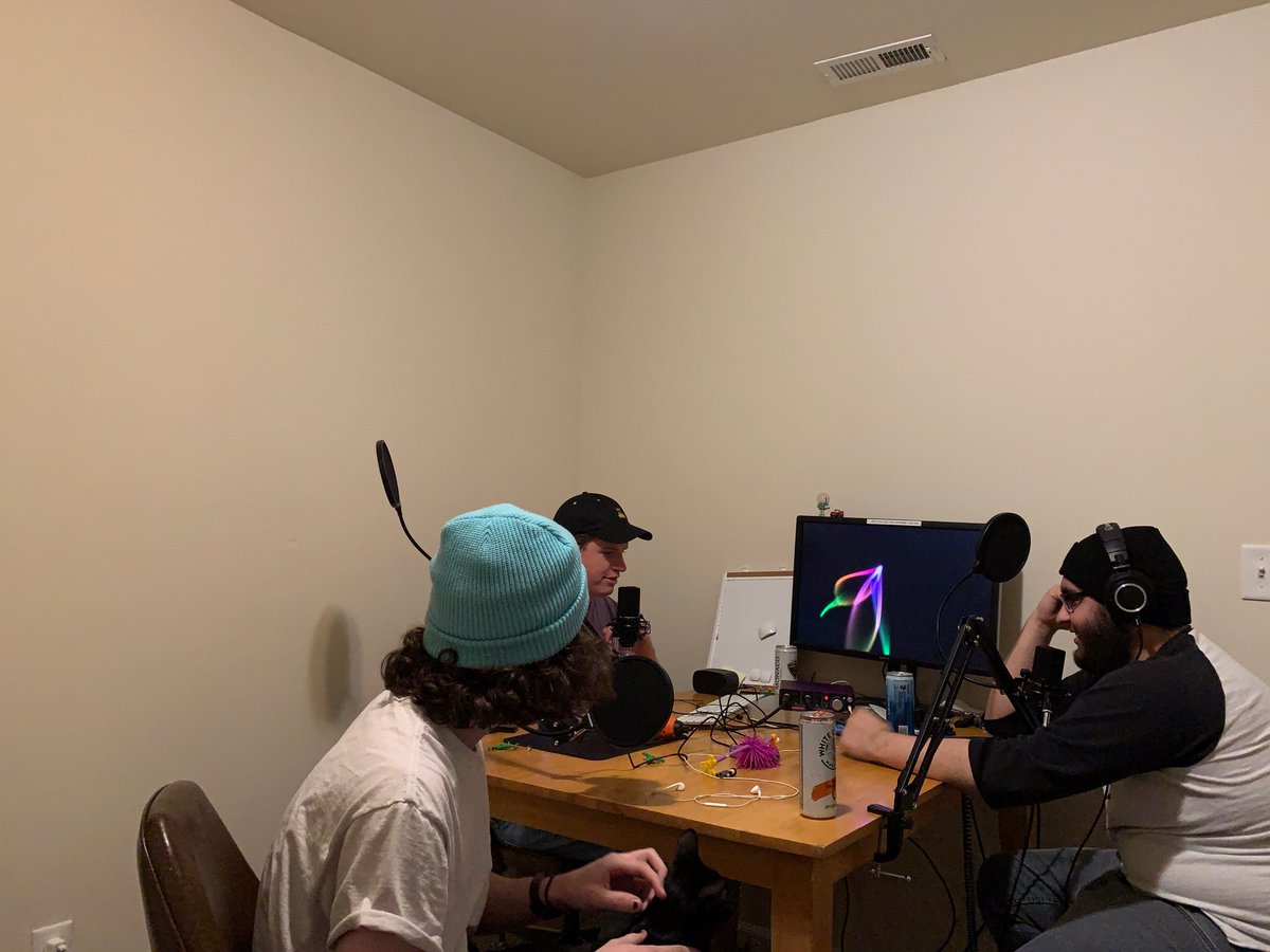 RipcordPodcast's tweet photo. Another episode is in the books! We had our buddy and member of @satisfactoryusa,  @MaharZack on to talk about DIY scene, music, movies, and creation in general. It'll be up tomorrow for your ears. Go see them live at @DeathproofBoise tomorrow!! https://t.co/jsDUFAyIAp