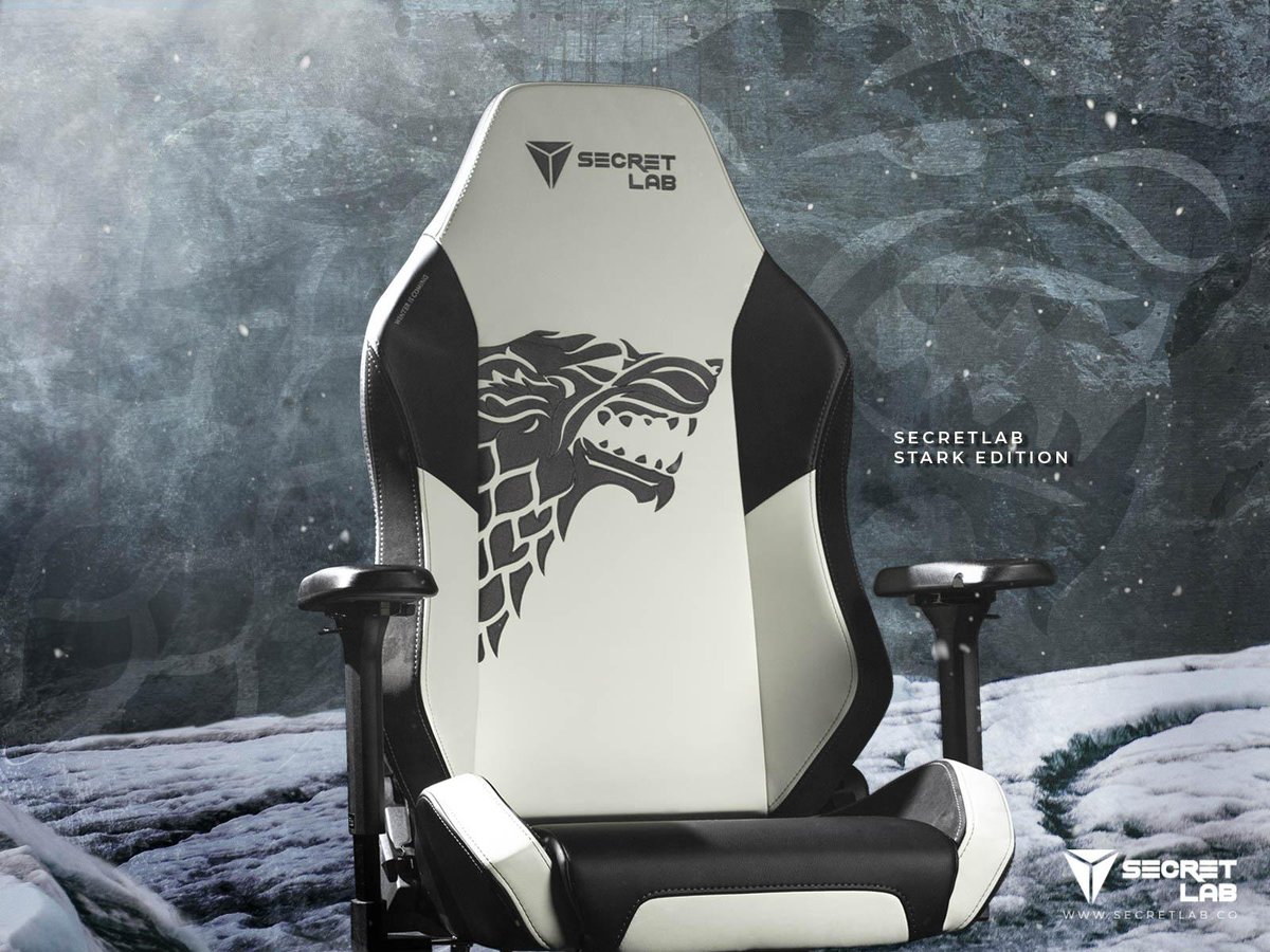 secretlabchairs's tweet image. The Last War begins.

Watch Game of Thrones in absolute comfort with official Secretlab x Game of Thrones chairs @ secretlab.co/gameofthrones.

Limited quantities available.