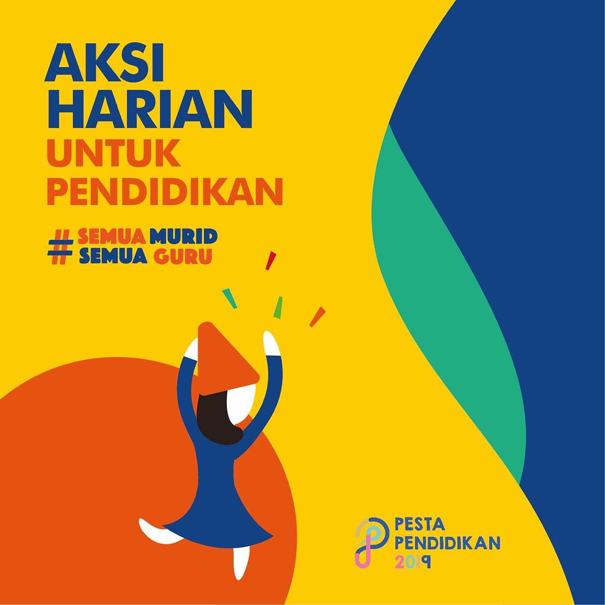 Jaringan Semua Murid Semua Guru meluncurkan e-book Aksi Harian Untuk Pendidikan pada Hardiknas kemarin. Buku ini adalah karya penggerak dan relawan berbagai profesi. Unduh bukunya melalui tautan di bio instagram.
Selamat membaca! Kini giliran Anda yg beraksi untuk pendidikan 😄