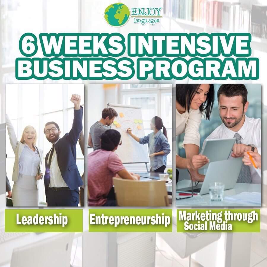 EnjoyLangSLP's tweet photo. Aprovecha este verano y realiza un curso intensivo en Liderazgo, Emprendimiento o Mercadeo por Redes Sociales en VGC, una de las escuelas con mas prestigio en Canadá.🤩
Cada programa dura 2 semanas intensas de aprendizaje y experiencia. Estudia los 3, 2 o solo 1 :) https://t.co/EkevazITYA