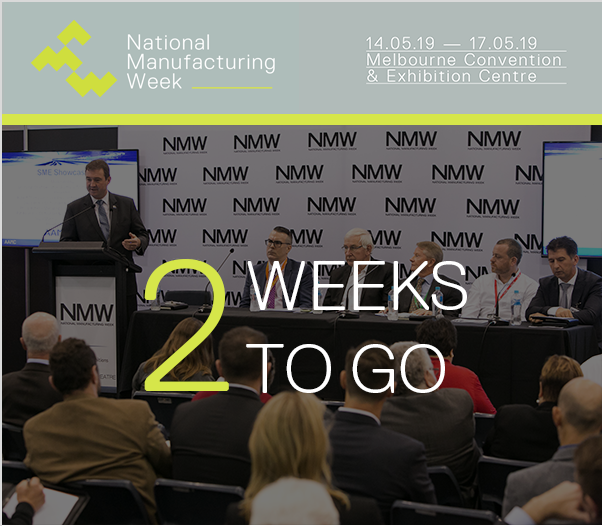 3dprintingoz's tweet photo. National Manufacturing Week 2019, Australia’s largest manufacturing showcase returns to Melbourne in less than 2 weeks! Discover the latest solutions and hear from industry experts about new trends and processes.... Register for free today - https://t.co/zHuXm9NHlR https://t.co/xLojCumcZZ