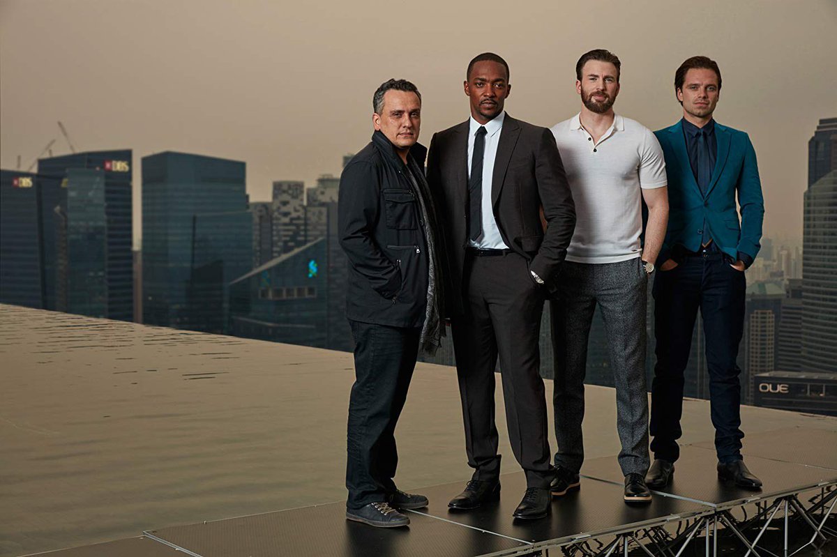 Chris Evans News On Twitter Photocall Joe Russo Anthony Mackie Chris Evans And Sebastian Stan Promote Captain America Civil War 2016 In Singapore Cevansnews Https T Co Djvpo6dk1k