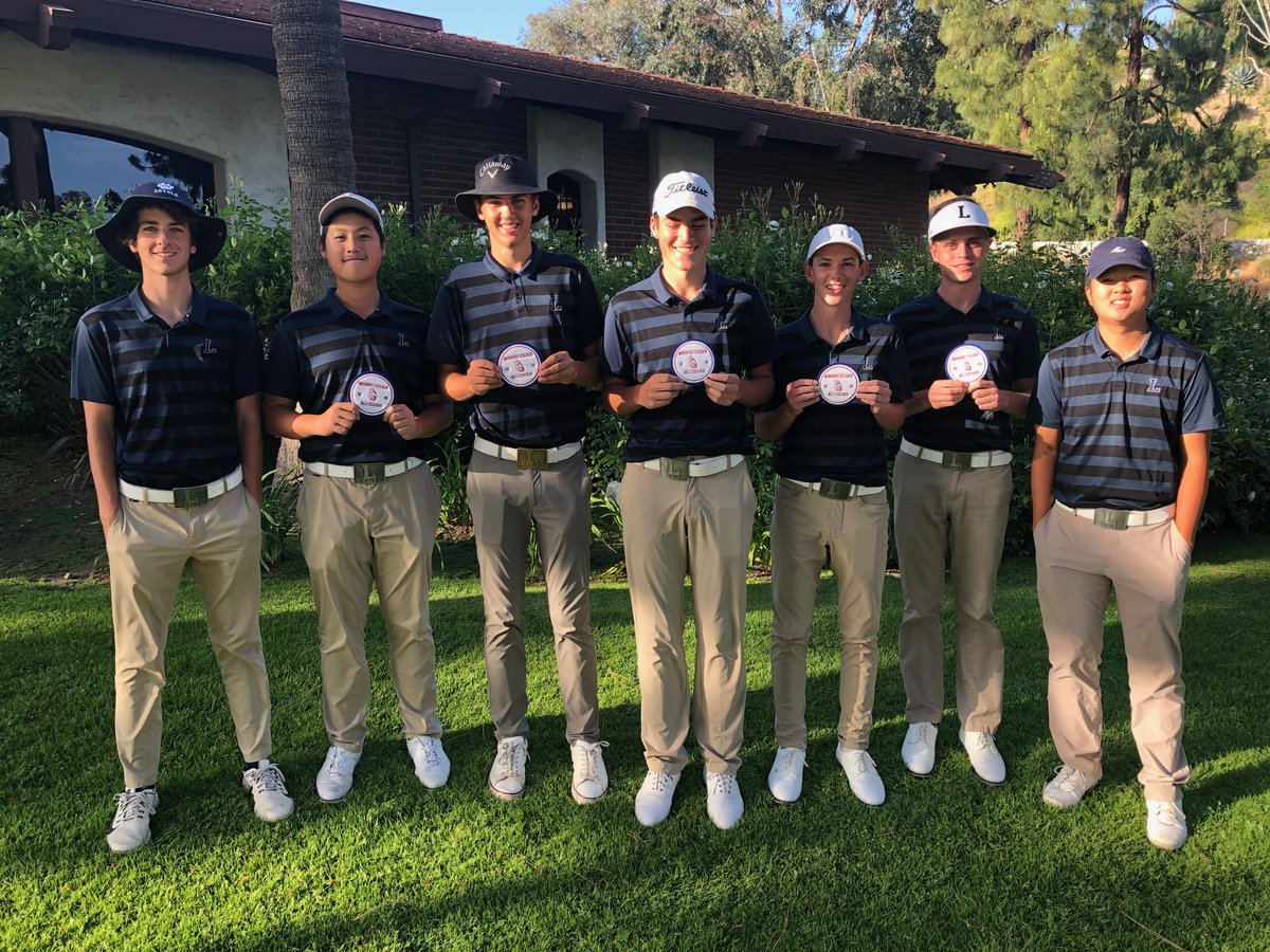 LoyolaAthletics's tweet photo. GOLF | Daniel Nunez ’19 shot a 68 (-4) today at Brookside GC to earn a spot in next week’s CIF Individual Championship!

Joining him there will be All-League honorees Brian Arnold ’20, Timmy Von Der Ahe ’21 and Justin Lee ’21, with Justin Wallender ’19 as a CIF alternate. #GoCubs https://t.co/U7D71wlafv