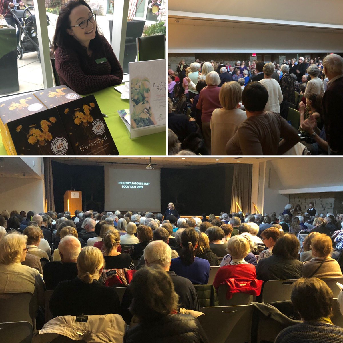 davidmcisaac's tweet image. Overwhelming crowd and turnout at the lecture tonight at the Toronto Botanical Garden ... so much to see and joy, it’s worth the visit @TBG_Canada #garden #Toronto #spring