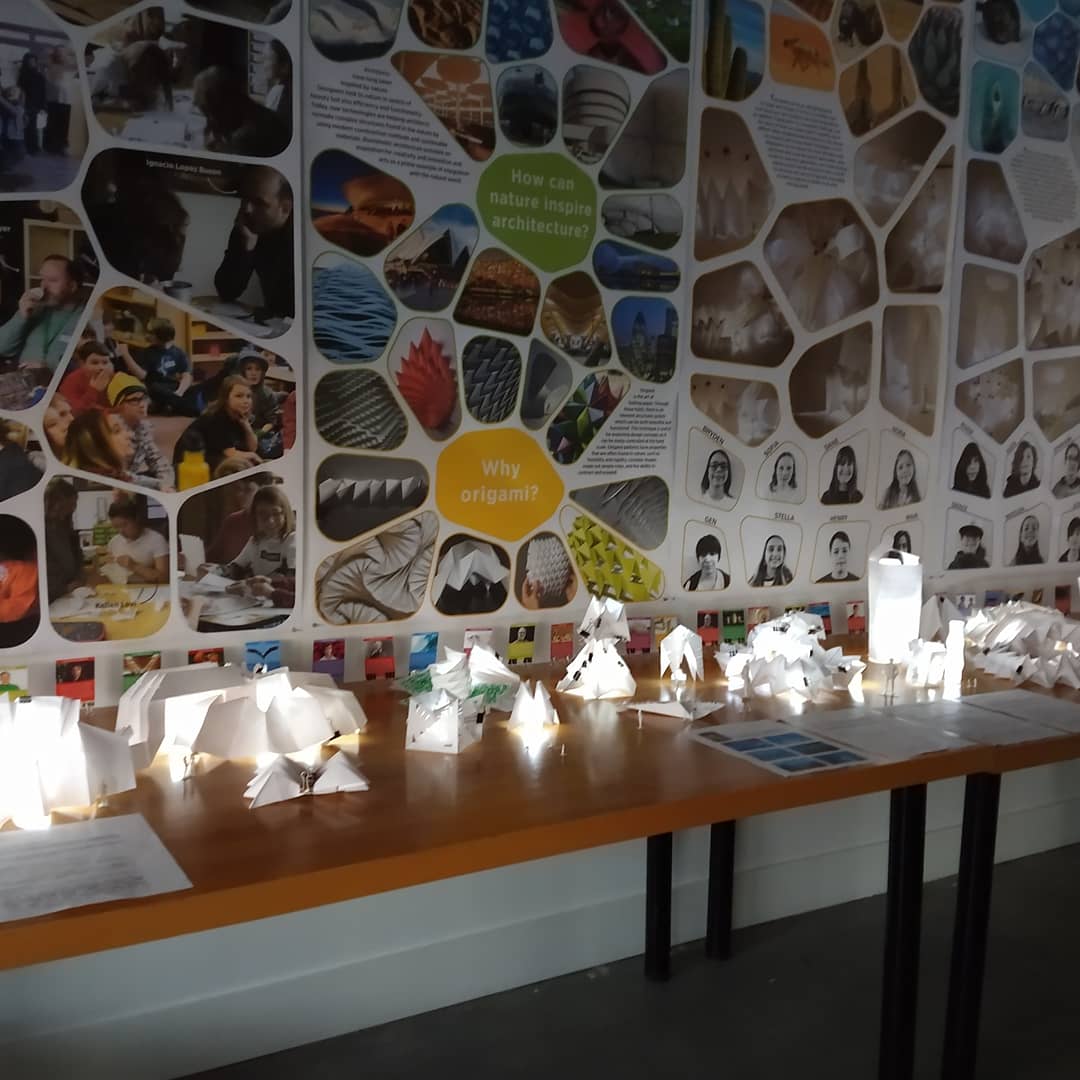 Our exhibition work from students at the Ivy School from architects in schools. on show until June!!! #biomimicry #Montessori #PortlandOR <a href="/Ign24680/">Ignacio López Busón</a>
